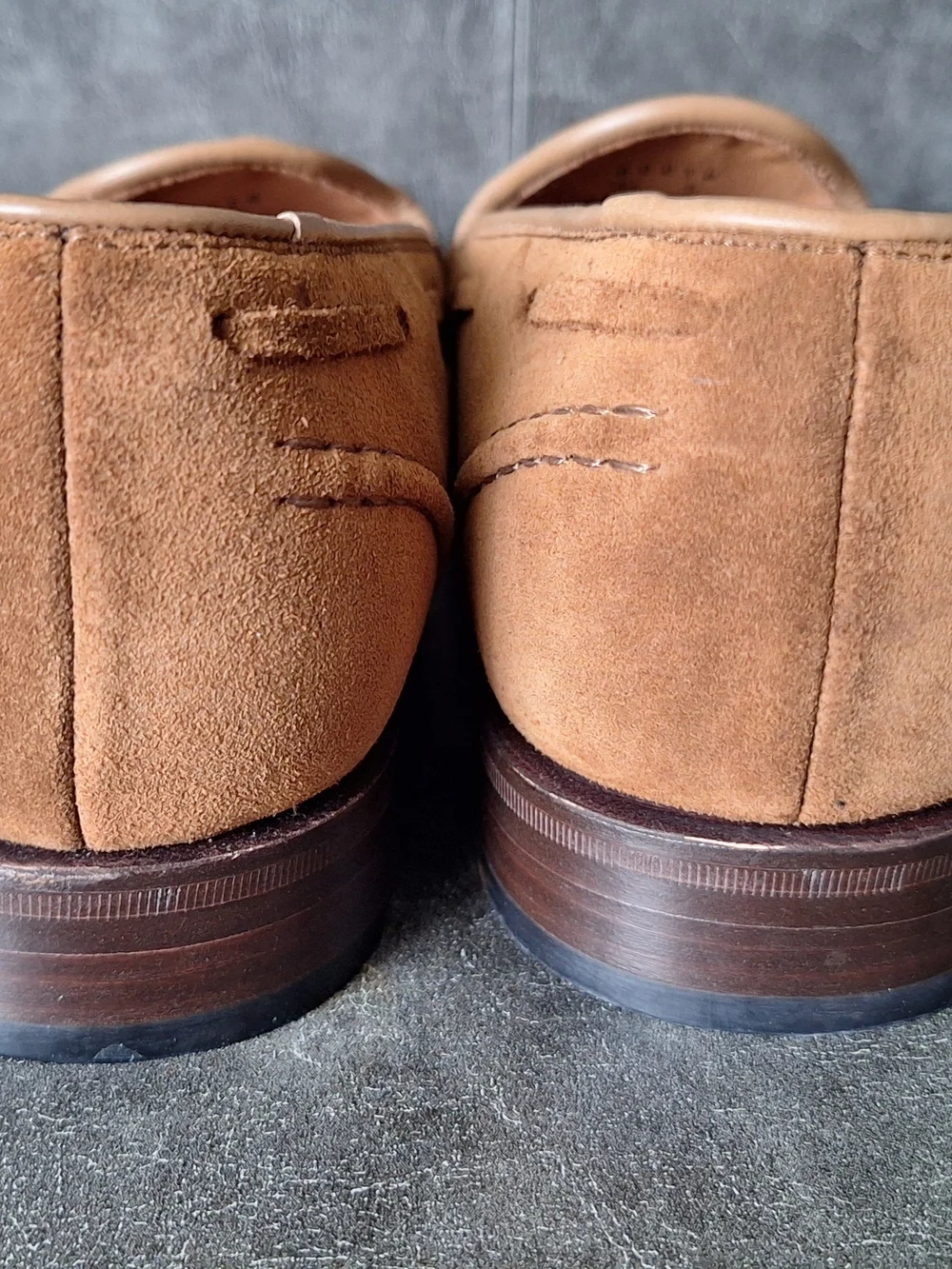Polo Ralph Lauren Booth Tassel Suede Slip-on Loafers Brown Dress Shoe Mens 10.5D